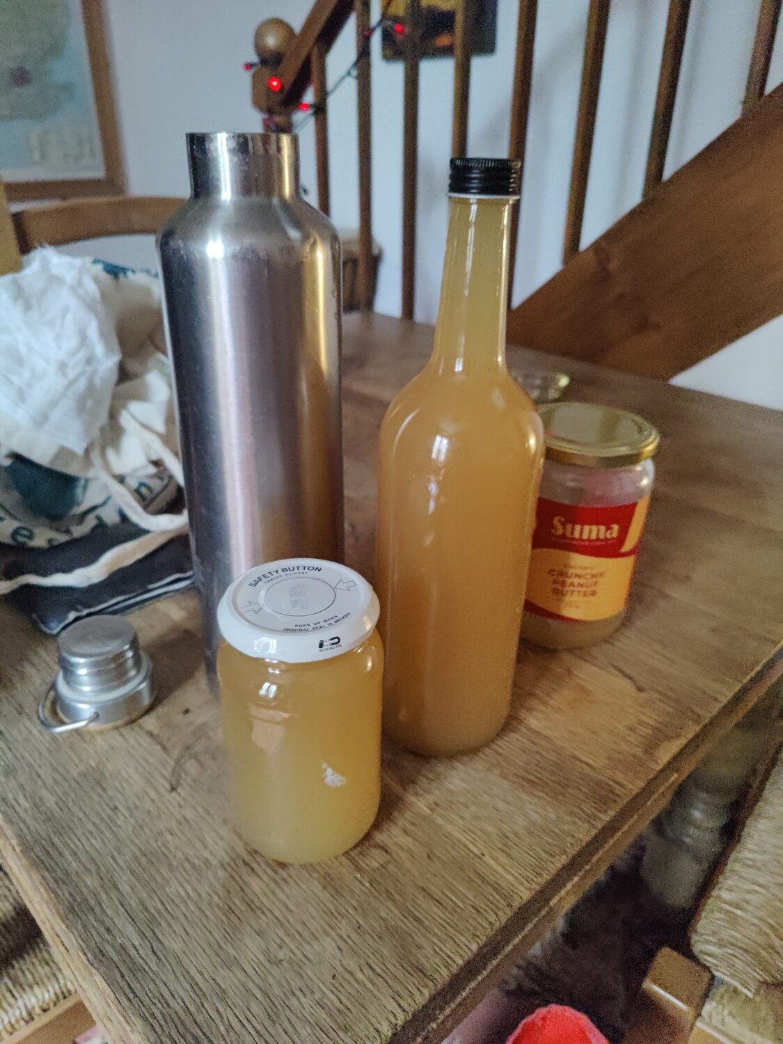 A selection of infused vinegars