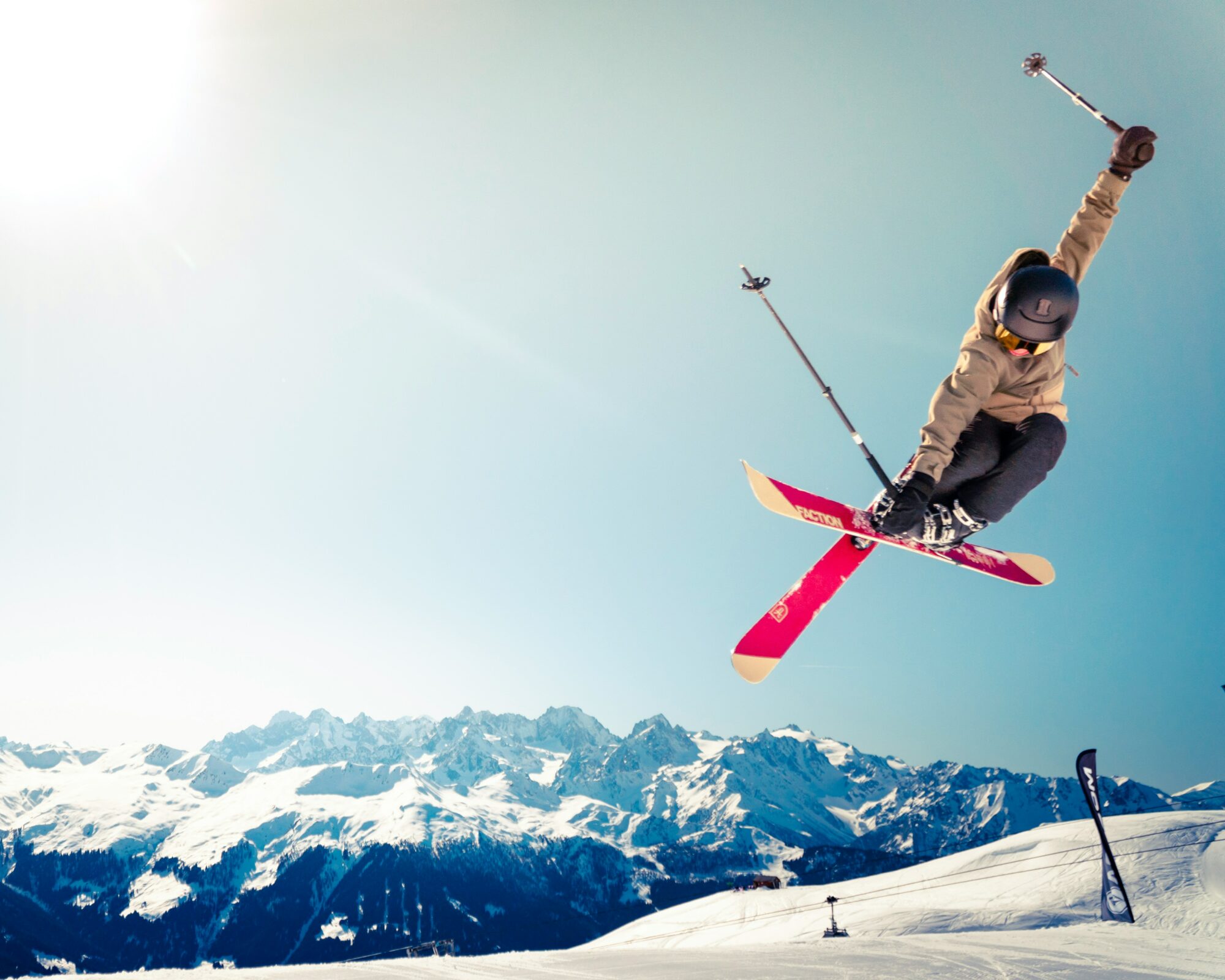 Downhill Ski Jump Sebastien Staines